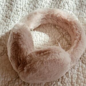 UGG Pink Fuzzy Ear Muffs